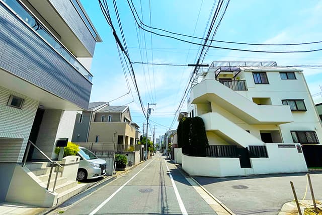前面道路②