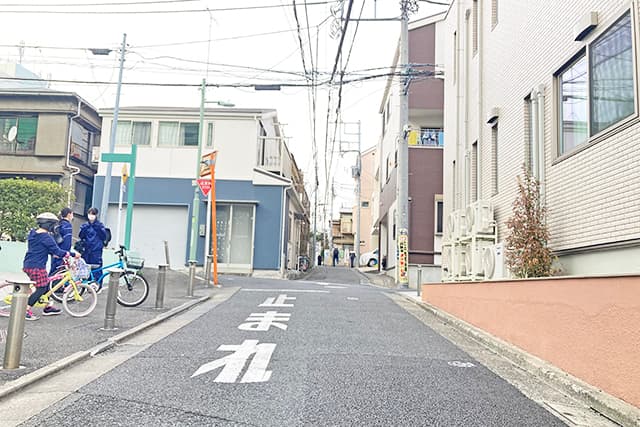 前面道路①
