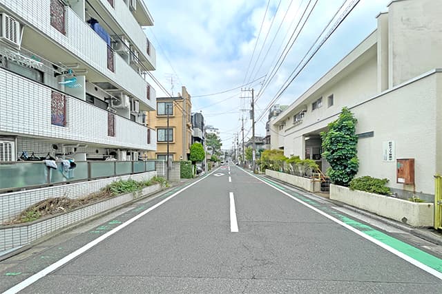前面道路②