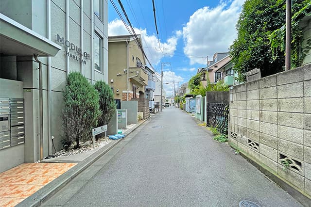 前面道路①