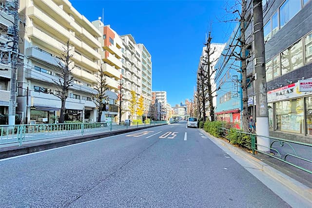 前面道路②（目黒通り）