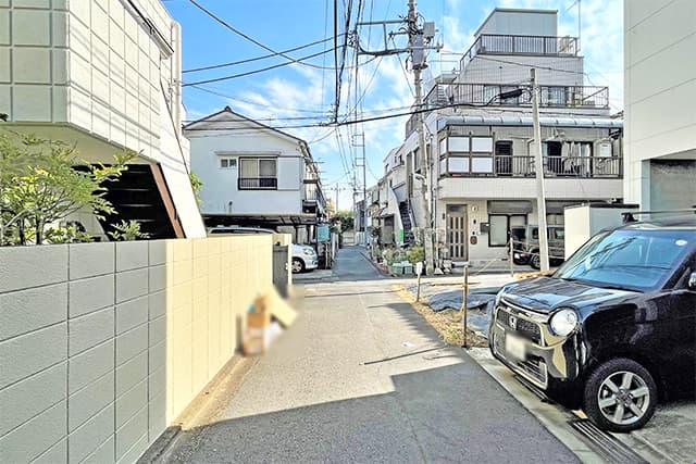 前面道路①
