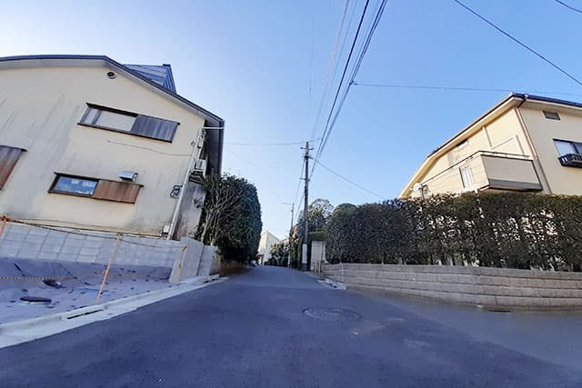 前面道路