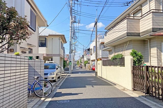 前面道路①