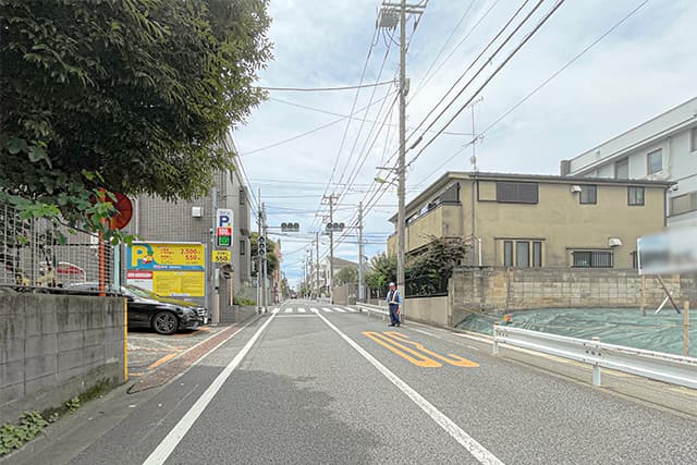前面道路②