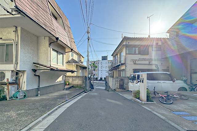 前面道路②