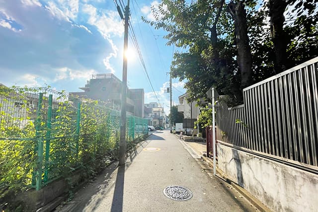 前面道路①