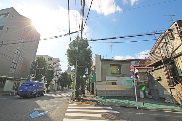 前面道路