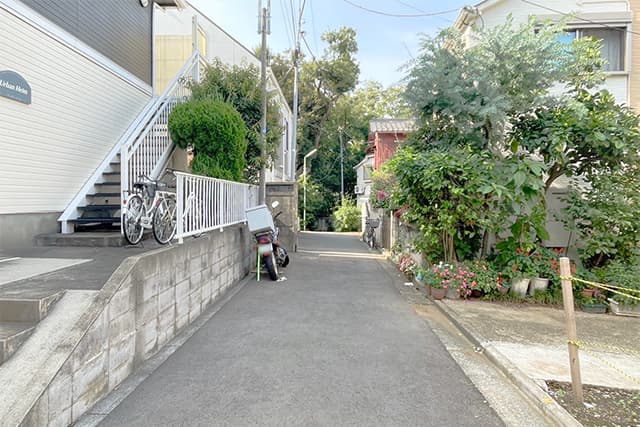 前面道路①