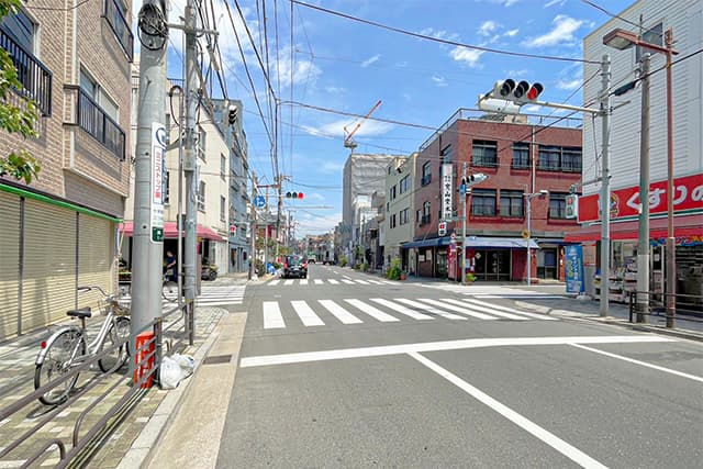 前面道路①