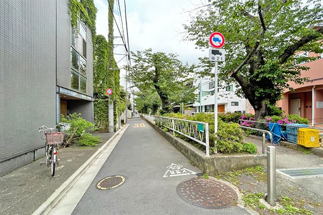 前面道路②
