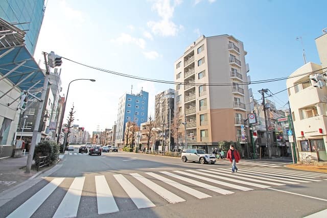 周辺道路①（目黒通り）