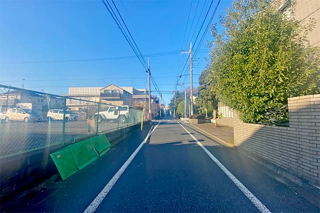 前面道路②
