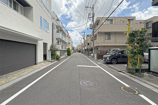 前面道路③
