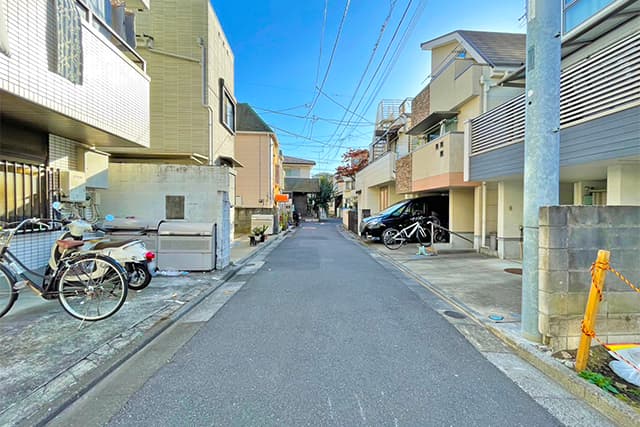 前面道路①