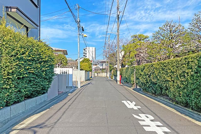 前面道路②