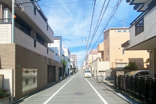 前面道路①