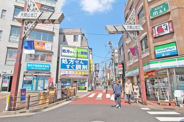 大岡山駅北口商店街