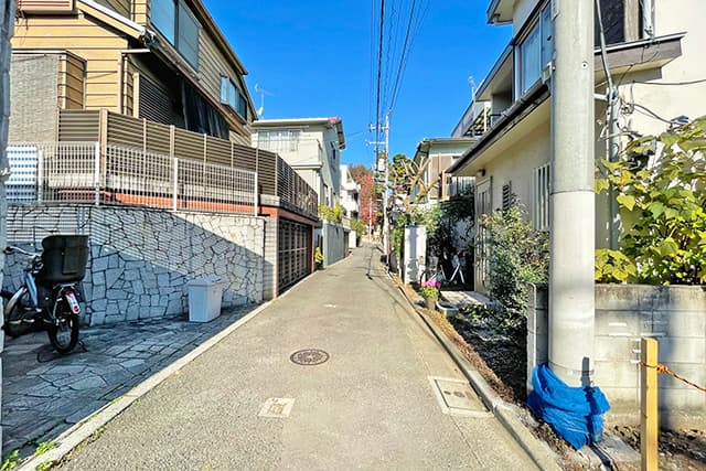 前面道路