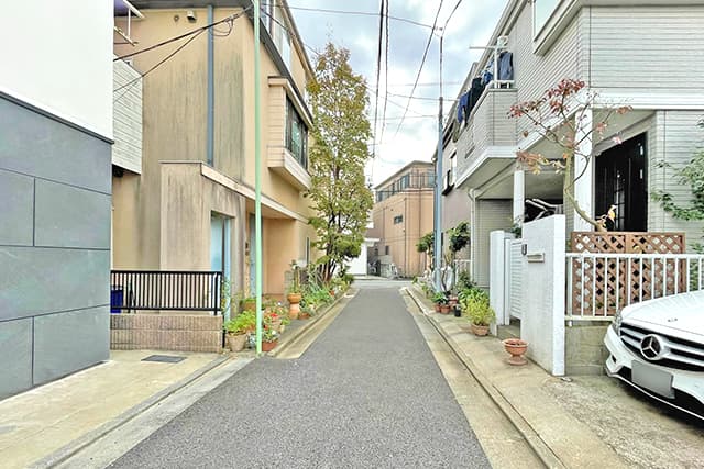 前面道路①