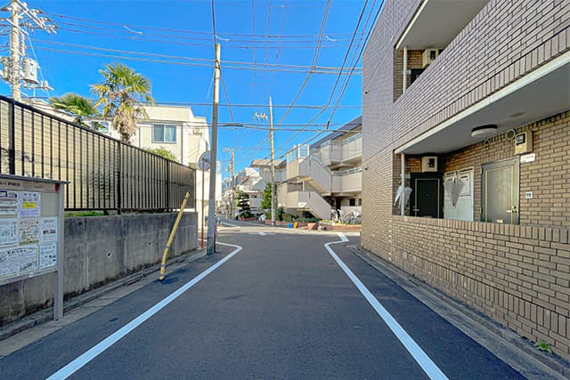 前面道路①