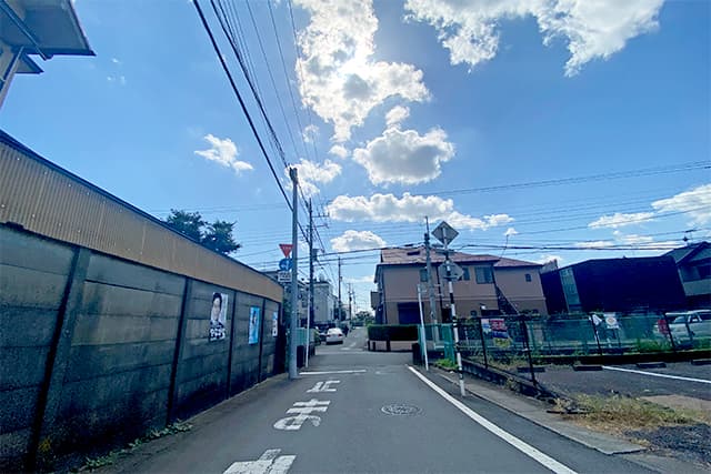 前面道路①