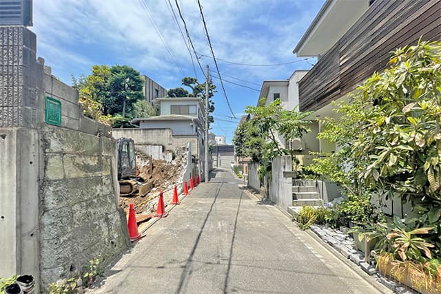 前面道路①
