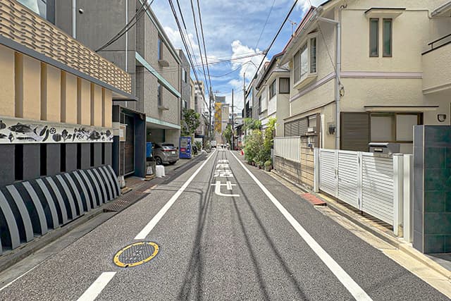前面道路②