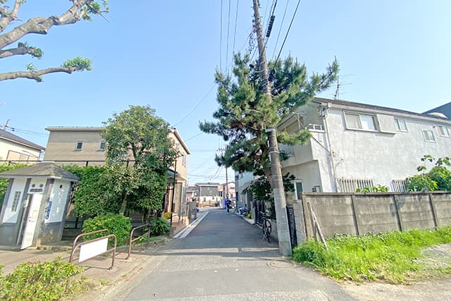 前面道路①