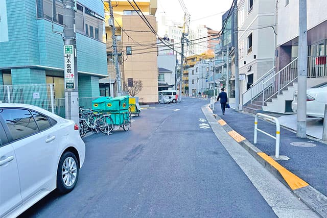前面道路②
