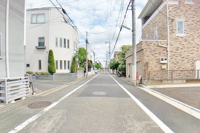 前面道路①
