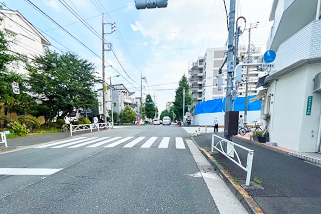 前面道路②