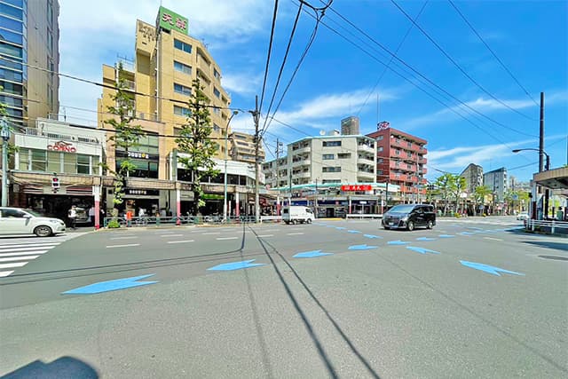 周辺道路①（青梅街道）