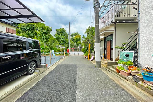 前面道路②