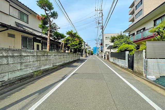 前面道路①