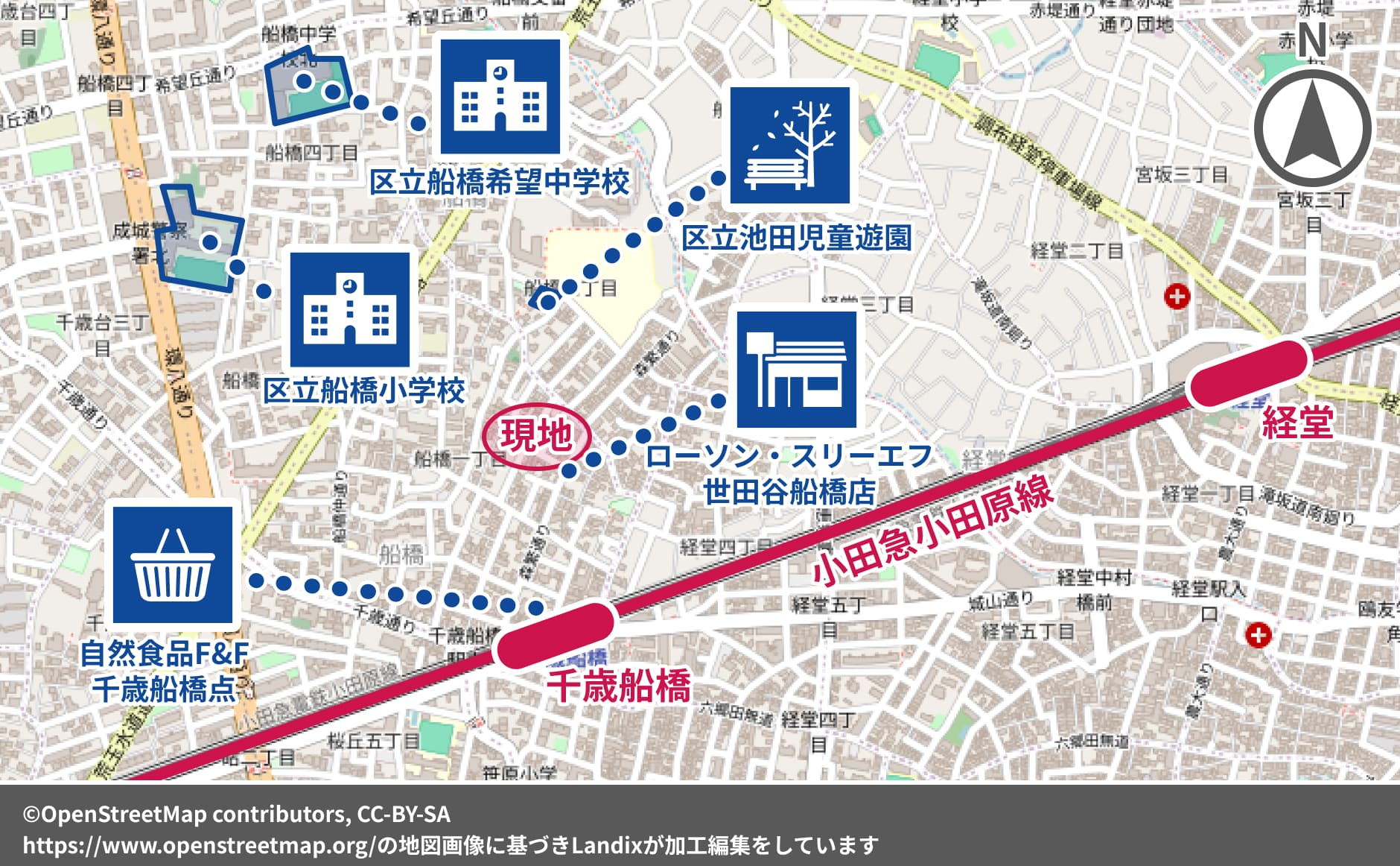 陽光降り注ぐ整形地、千歳船橋駅徒歩5分の開放的な暮らし 1枚目