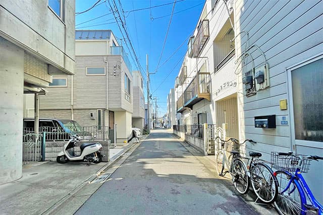 前面道路②