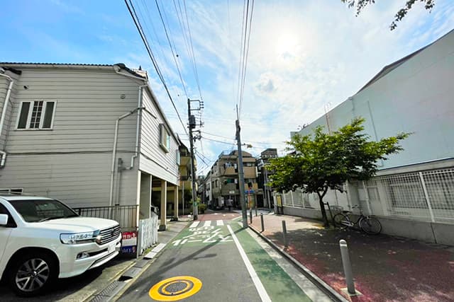 前面道路②