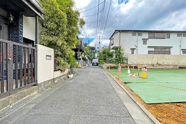 前面道路②