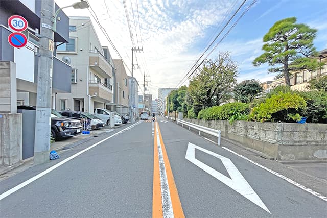 前面道路②