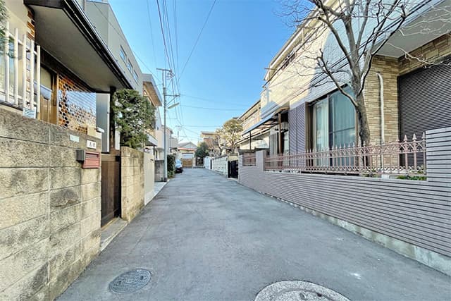 前面道路①