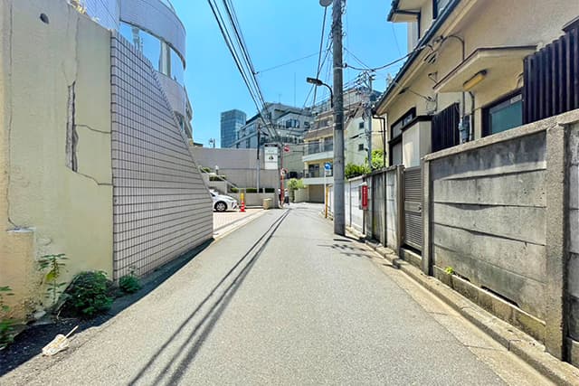前面道路②