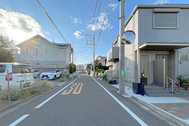 前面道路①