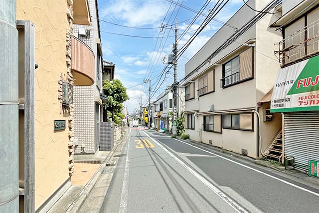 周辺環境①（荒玉水道道路）