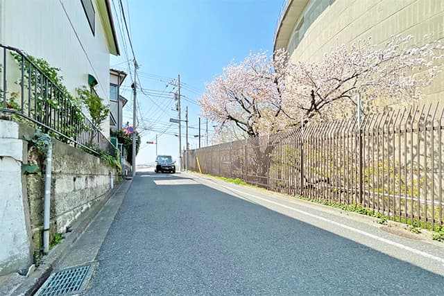 前面道路②