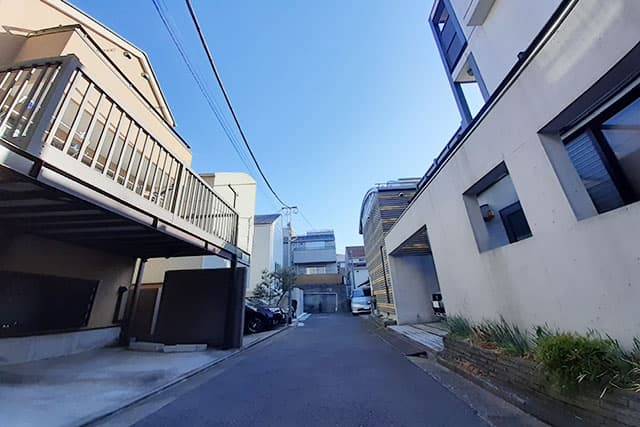 前面道路②