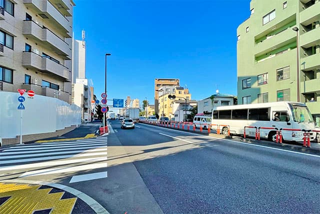 周辺道路（環七通り）