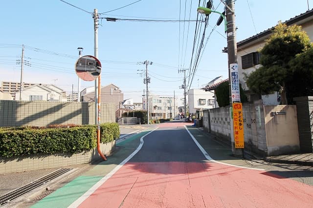 売地周辺道路②