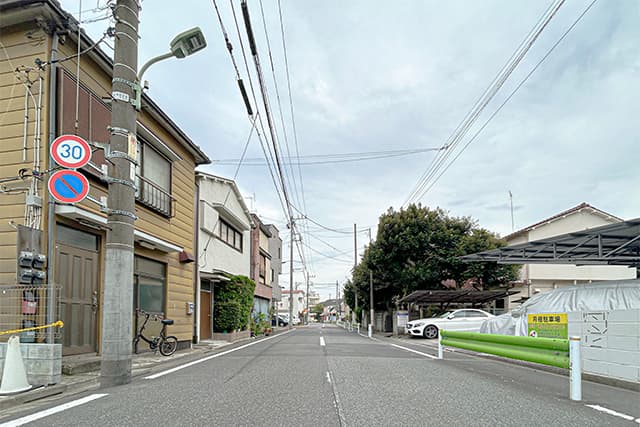 前面道路②