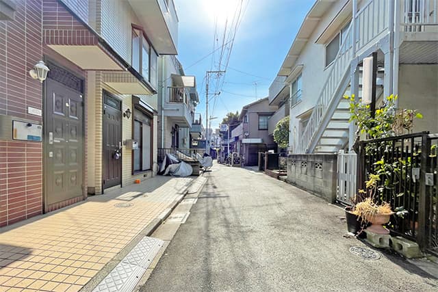 前面道路②